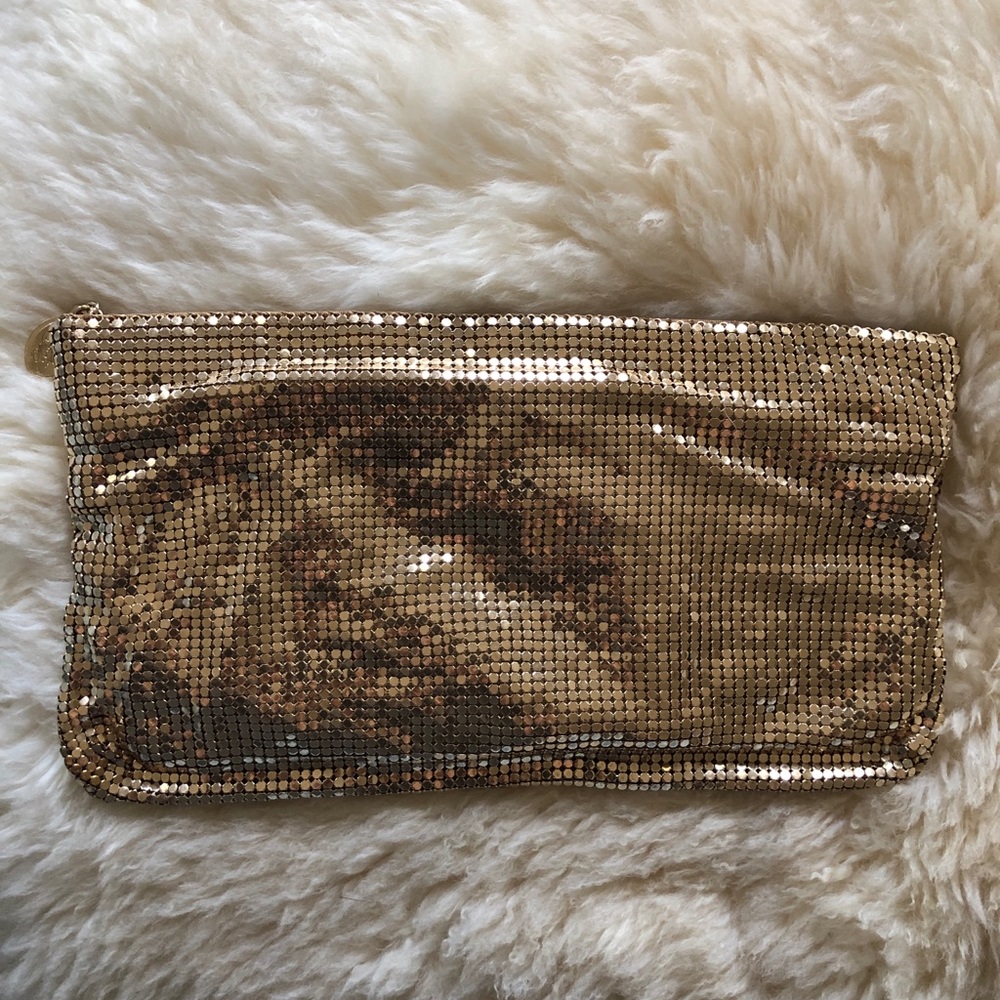 Vintage Whiting & Davis Gold mesh clutch